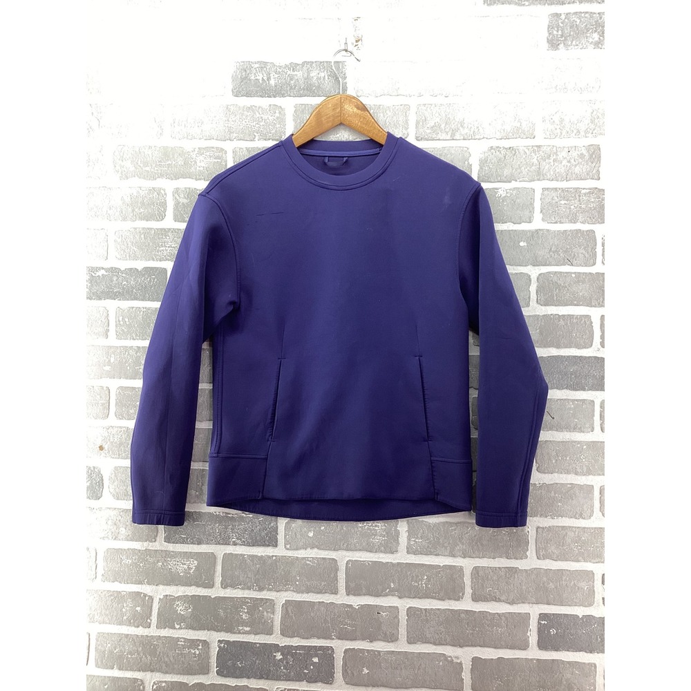 Lululemon Navy Blue Long Sleeve Crewneck Sweatshirt Pullover Size 2